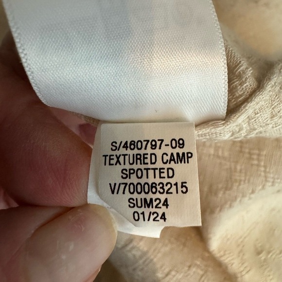 Banana Republic Mens Linen Cotton Textured Button Down Shirt L Beachy Lagom New - Picture 7 of 10